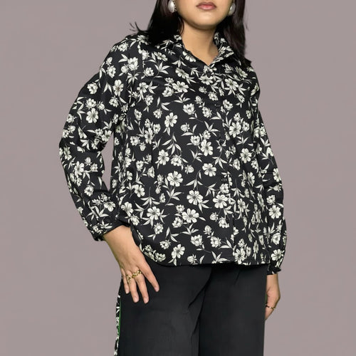 Black Floral ShirtShirts