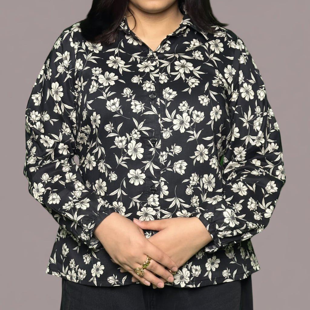 Black Floral ShirtShirts
