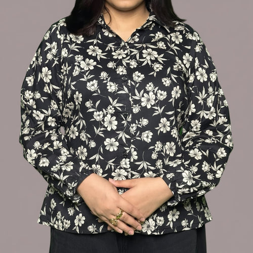 Black Floral ShirtShirts