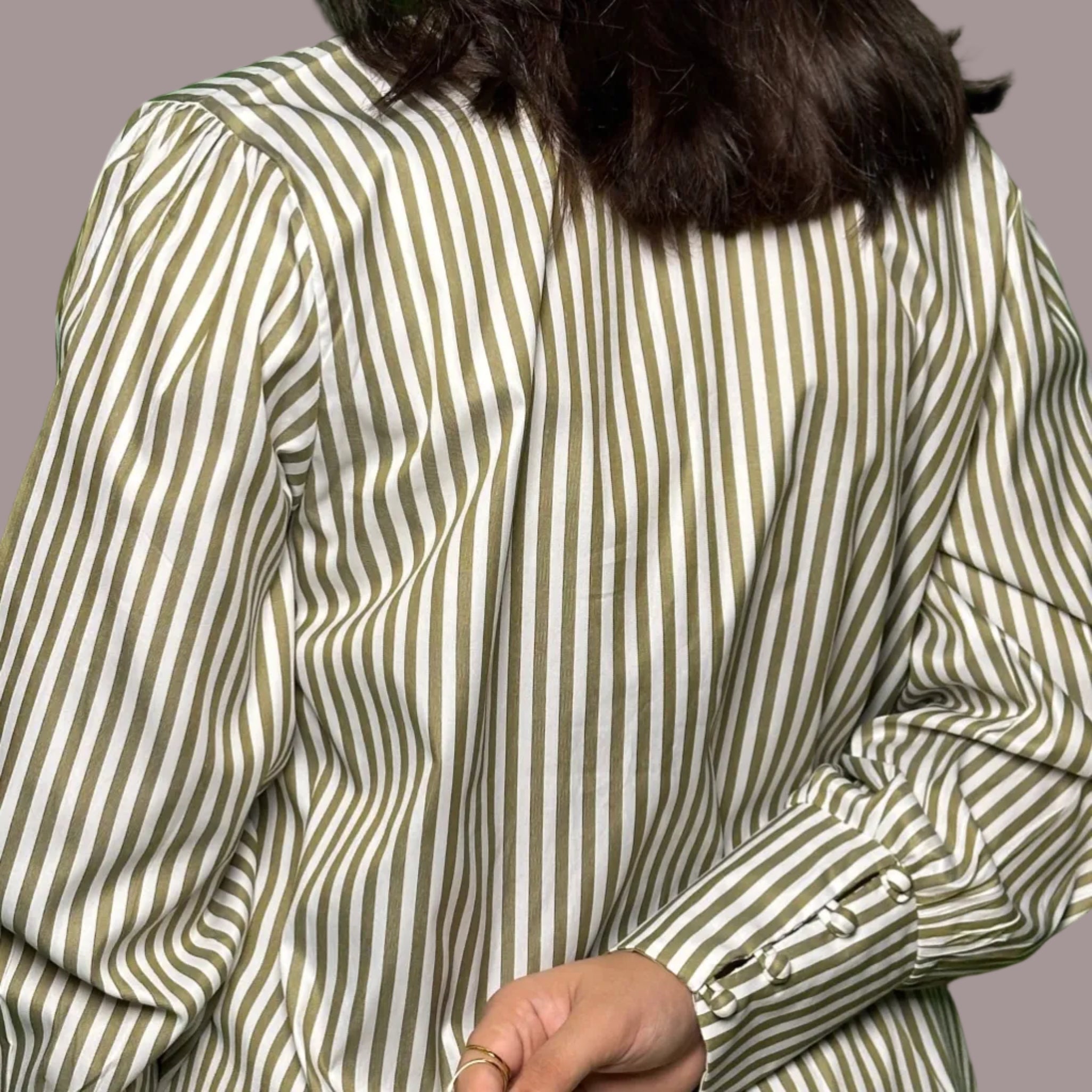 Olive Pinstripe ShirtShirts