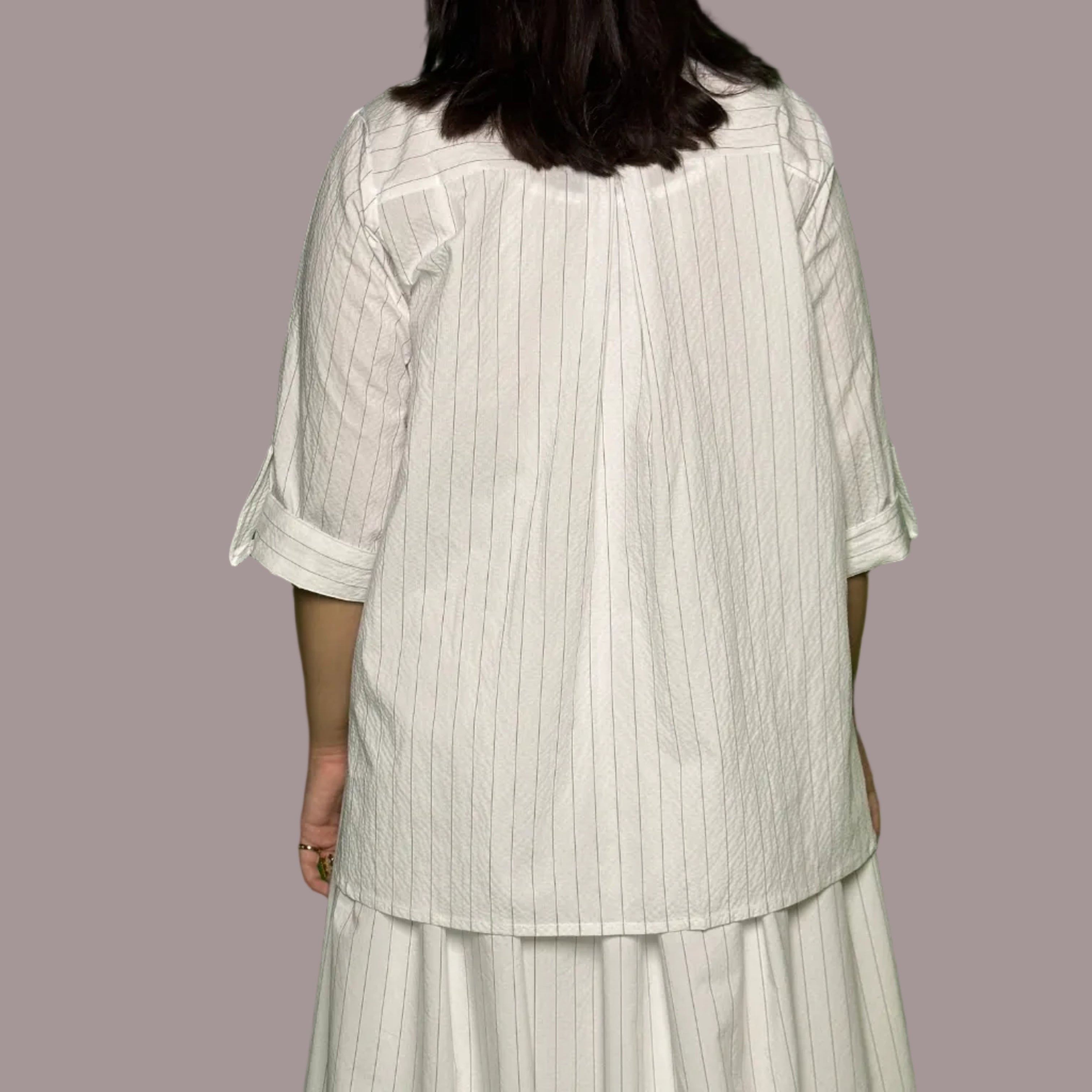 White Pinstripe ShirtShirts