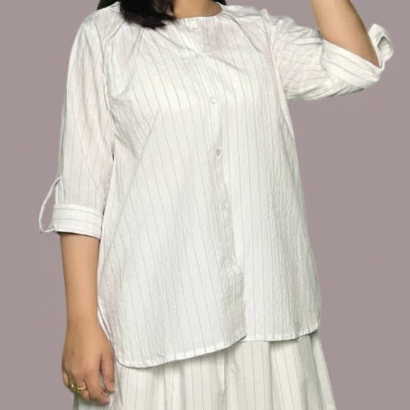 White Pinstripe ShirtShirts